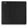 Husa Wiko Fever, Piele ecologica, Negru, 35967.01