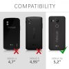 Husa LG Nexus 5X, Textil, Maro, 36394.19