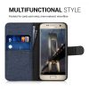 Husa Samsung Galaxy S7, Textil, Albastru, 37134.17