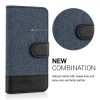 Husa Apple iPhone 5 / iPhone 5s / iPhone SE, Textil, Albastru, 35222.17