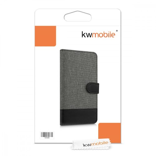 Husa Asus Zenfone 2, Textil, Gri, 37520.22