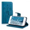Husa Apple iPhone 5 / iPhone 5s / iPhone SE, Piele ecologica, Albastru, 20207.16