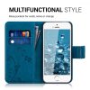Husa Apple iPhone 5 / iPhone 5s / iPhone SE, Piele ecologica, Albastru, 20207.16