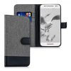 Husa Motorola Moto X Style, Textil, Gri, 38313.22