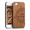 Husa Apple iPhone 5 / iPhone 5s / iPhone SE, Lemn, Maro, 38451.24