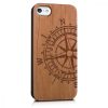 Husa Apple iPhone 5 / iPhone 5s / iPhone SE, Lemn, Maro, 38451.24