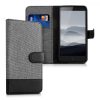 Husa ZTE Blade V7, Textil, Gri, 38682.22