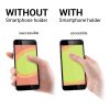 Suport universal pentru telefon, Kwmobile, Negru, Plastic, 38692.01