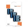 Set 3 Module releu cu 2 canale pentru Arduino Raspberry Pi, Kwmobile, Multicolor, Componente electronice, 38813