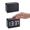 Ceas digital din lemn cu alarma, umiditate, temperatura, 38879