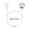 Cablu adaptor 3.5m cu dulie E27 si intrerupator, Kwmobile, Alb, PVC, 38942
