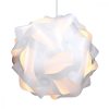 Pendul cu abajur modern IQ Jigsaw 15.7 inchi/ 40 cm, Kwmobile, Alb, 38945