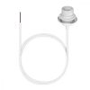 Cablu adaptor 80cm cu dulie E27 pentru plafon, Kwmobile, Alb, PVC, 38943