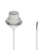 Cablu adaptor 80cm cu dulie E27 pentru plafon, Kwmobile, Alb, PVC, 38943