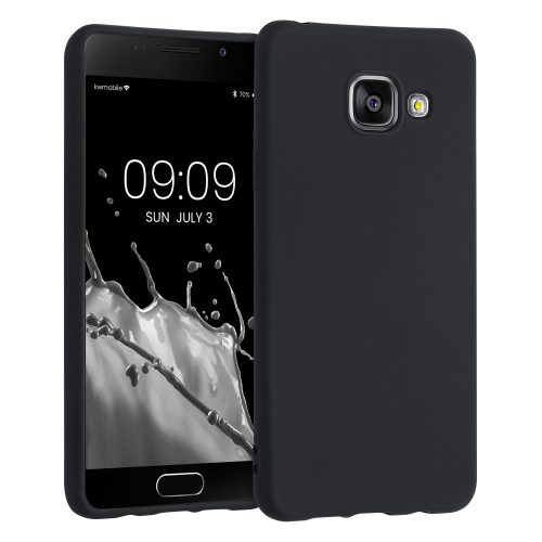 Husa Samsung Galaxy A3 (2016), Silicon, Negru, 39063.01