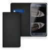 Husa Samsung Galaxy J5, Piele naturala, Negru, 39196.01