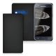 Husa Samsung Galaxy J5, Piele naturala, Negru, 39196.01