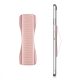 Suport tip inel pentru telefon, Kwmobile, Roz, Plastic, 35411.81