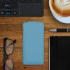 Husa Apple iPhone 8 / iPhone 7 / iPhone SE 2, Piele naturala, Albastru, 39346.04