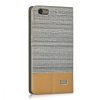 Husa Huawei Honor 4C, Textil, Gri, 35841.03