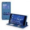 Husa Sony Xperia M4 Aqua, Piele ecologica, Albastru, 37417.17