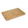 Tocator de bucatarie din bambus, 35 x 23,5 x 1,8 cm, 39539