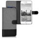 Husa Apple iPhone 8 Plus / iPhone 7 Plus, Textil, Gri, 39496.22