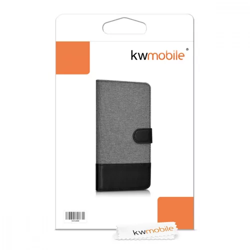 Husa Apple iPhone 8 Plus / iPhone 7 Plus, Textil, Gri, 39496.22