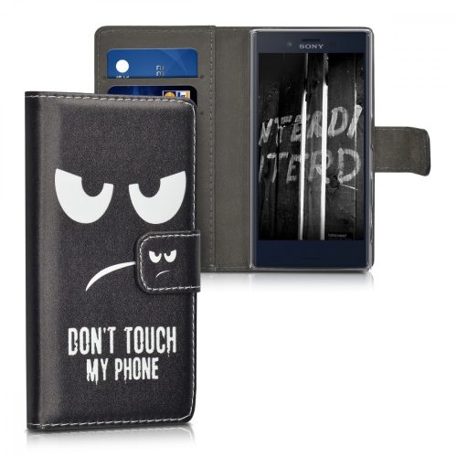 Husa Sony Xperia X Compact, Piele ecologica, Negru, 39638.01