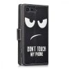 Husa Sony Xperia X Compact, Piele ecologica, Negru, 39638.01