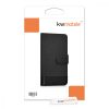 Husa Apple iPhone 5 / iPhone 5s / iPhone SE, Textil, Negru, 35222.73