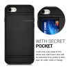 Husa Apple iPhone 8 / iPhone 7 / iPhone SE 2, Policarbonat, Negru, 39486.01