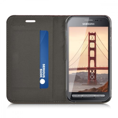 Husa Samsung Galaxy Xcover 3, Textil, Rosu, 38237.20
