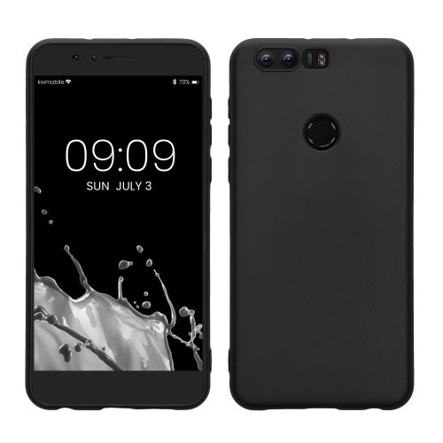 Husa Huawei Honor 8, Silicon, Negru, 39793.01