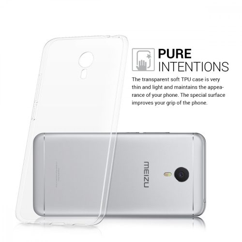 Husa Meizu M3 Note, Silicon, Transparent, 39861.03