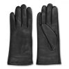 Manusi Navaris din piele pentru Touchscreen, Dama, Negru, Marime L, 39924.12
