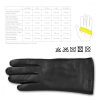 Manusi Navaris din piele pentru Touchscreen, Dama, Negru, Marime L, 39924.12