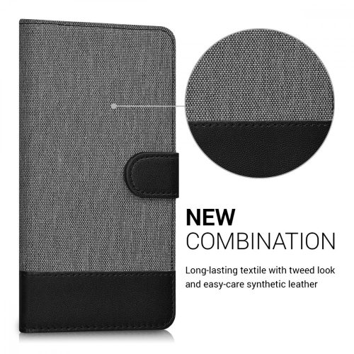 Husa Wiko Freddy, Textil, Gri, 39953.01