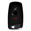 Husa Cheie Auto pentru BMW - 3 Butoane - Keyless Go, Silicon, Negru, 40218.01