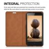 Husa ZTE Blade V7, Piele ecologica, Maro, 38684.83