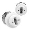 Set 5 Adaptoare dulie de la E27 la G9, Kwmobile, Alb, Ceramica, 40401