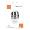 Set 5 Adaptoare dulie de la E27 la G9, Kwmobile, Alb, Ceramica, 40401