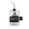 Clicker manual din 4 cifre pentru golf, Kwmobile, Argintiu, Metal, 40455