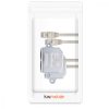 Set 2 Splittere cablu retea T RJ45 la 2 porturi Cat5e RJ45 LAN/ISDN, Kwmobile, Argintiu, Metal, 40678