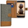 Husa Samsung Galaxy A5 (2017), Textil, Gri, 40709.19