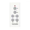 Set 3 Adaptoare dulie E27 cu telecomanda, Kwmobile, Alb, Plastic, 40809
