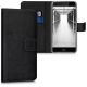 Husa Huawei P9 Lite (2017), Piele ecologica, Negru, 40890.01