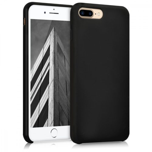 Husa Apple iPhone 8 Plus / iPhone 7 Plus, Silicon, Negru, 40842.01