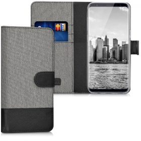 Husa Samsung Galaxy S8, Textil, Gri, 40984.22