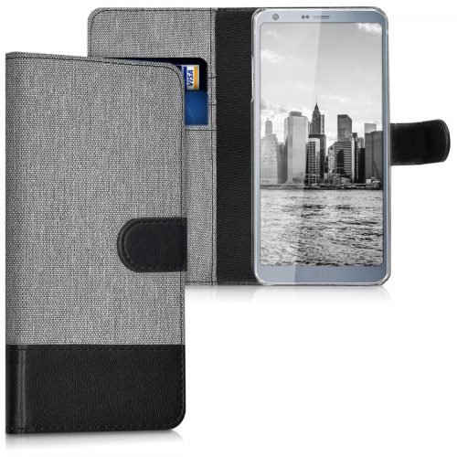 Husa LG G6, Textil, Gri, 41017.22